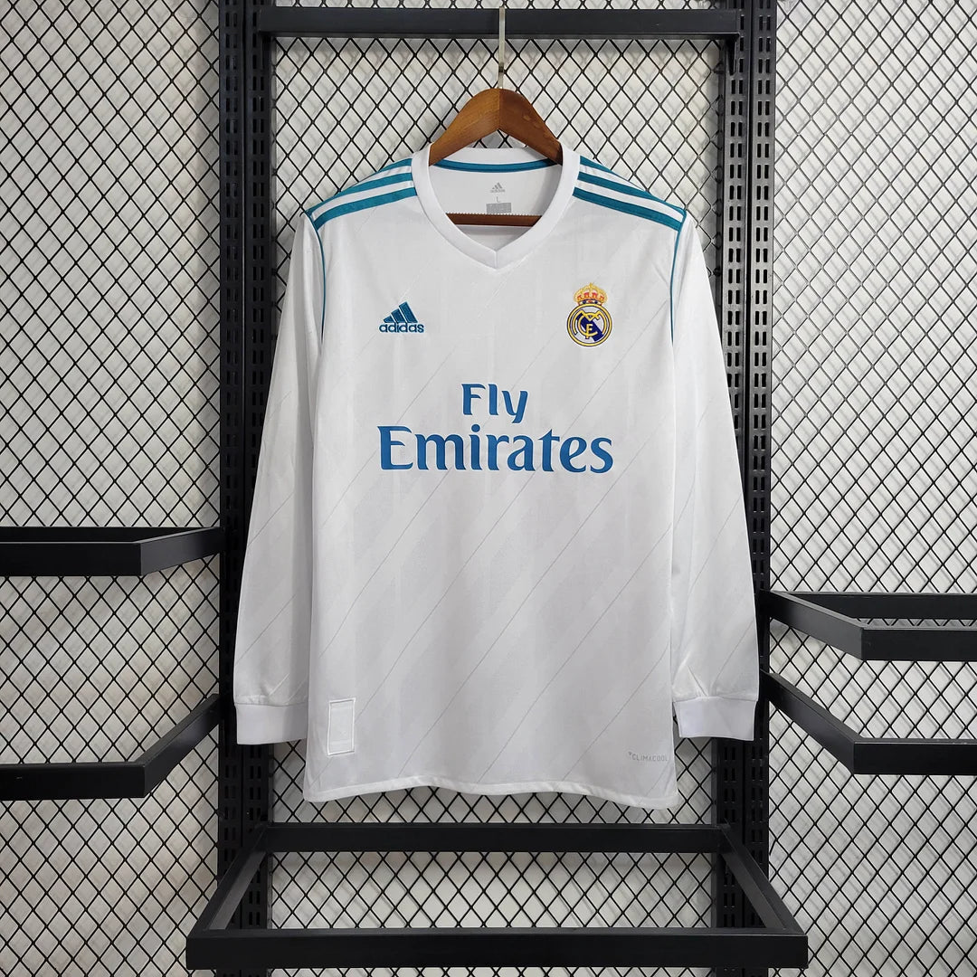 Real Madrid 2017/2018 Home Long Sleeve