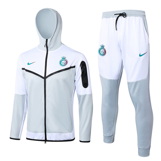 Al Nassr 2024/2025 Tracksuit White Grey