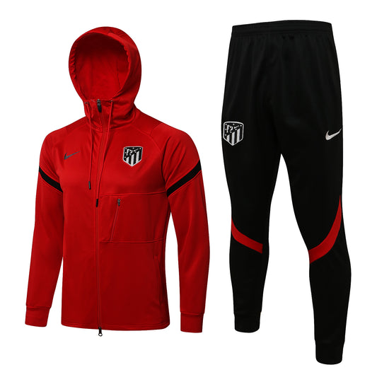 Atletico Madrid 2021/2022 Tracksuit Red Black