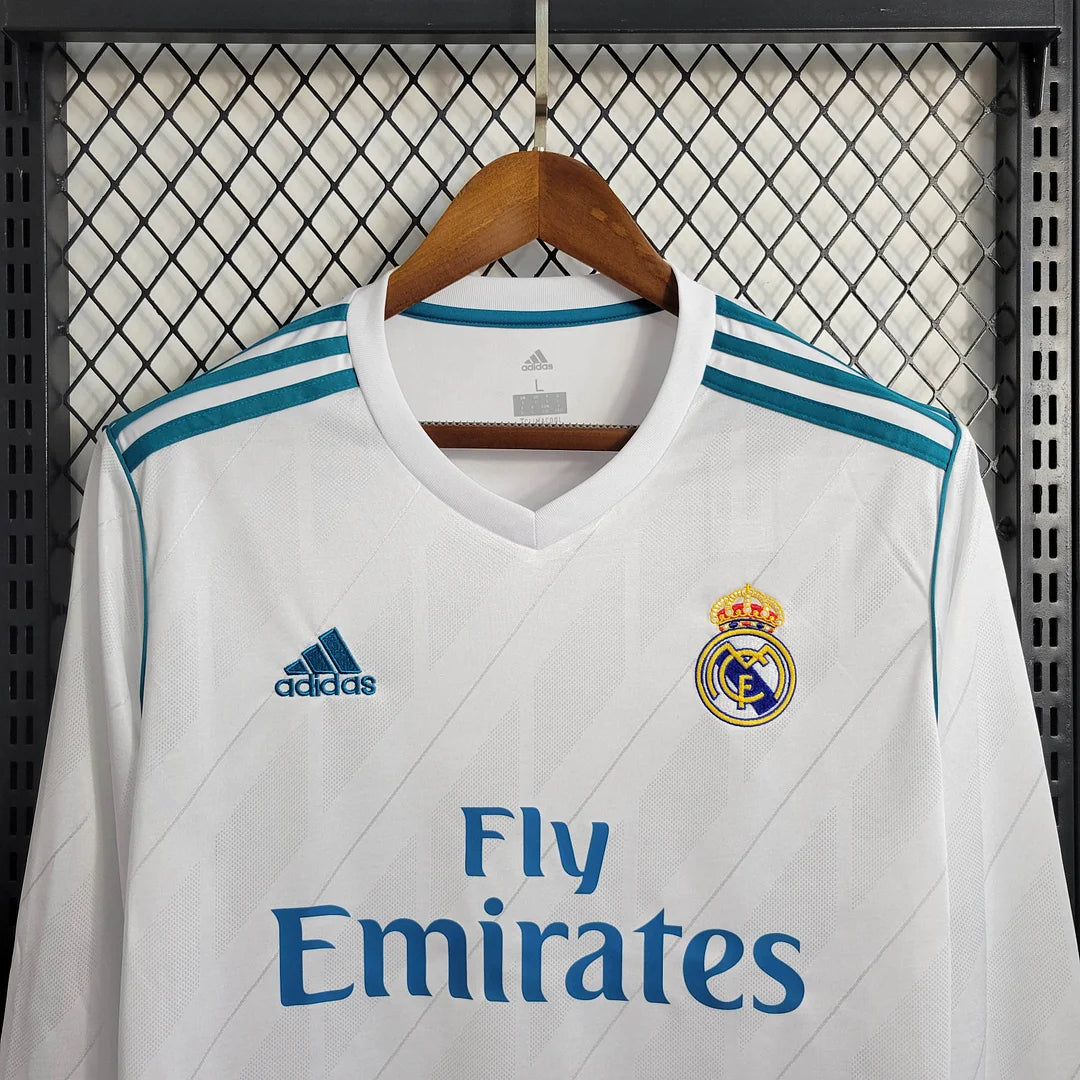 Real Madrid 2017/2018 Home Long Sleeve