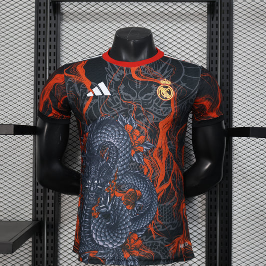 Real Madrid Black & Orange Dragon Special Kit